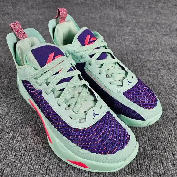 Nike Air Jordan Luka Doncic 1 Easter Mint Foam Purple Teal DQ6513-305 Boy's - Picture 3 of 15
